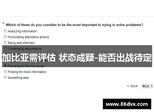 加比亚需评估 状态成疑-能否出战待定